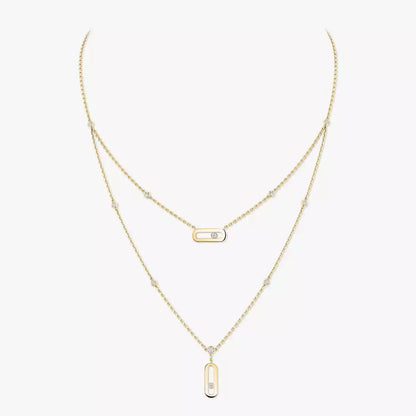 [ Moco ] Move Uno Diamond Necklace