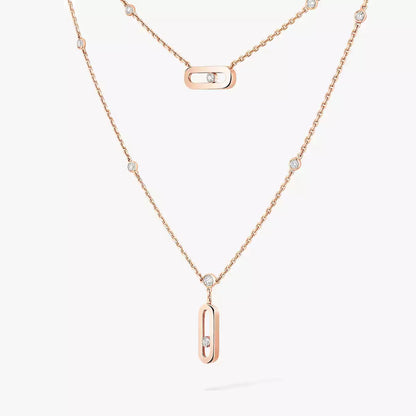 [ Moco ] Move Uno Diamond Necklace