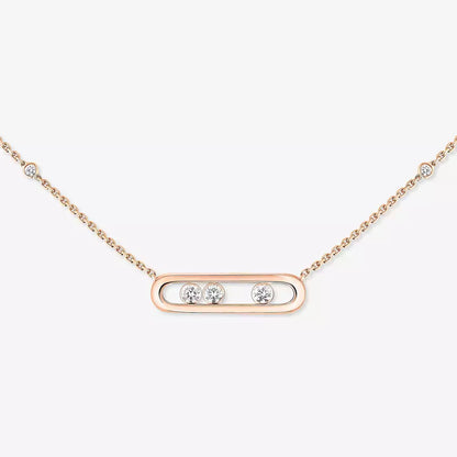 [ Moco ] Baby Move Gold Diamond Necklace