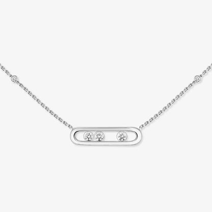 [ Moco ] Baby Move Gold Diamond Necklace