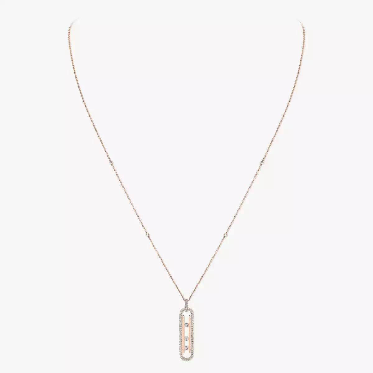 [ Moco ]Diamond Necklace Move 10Th