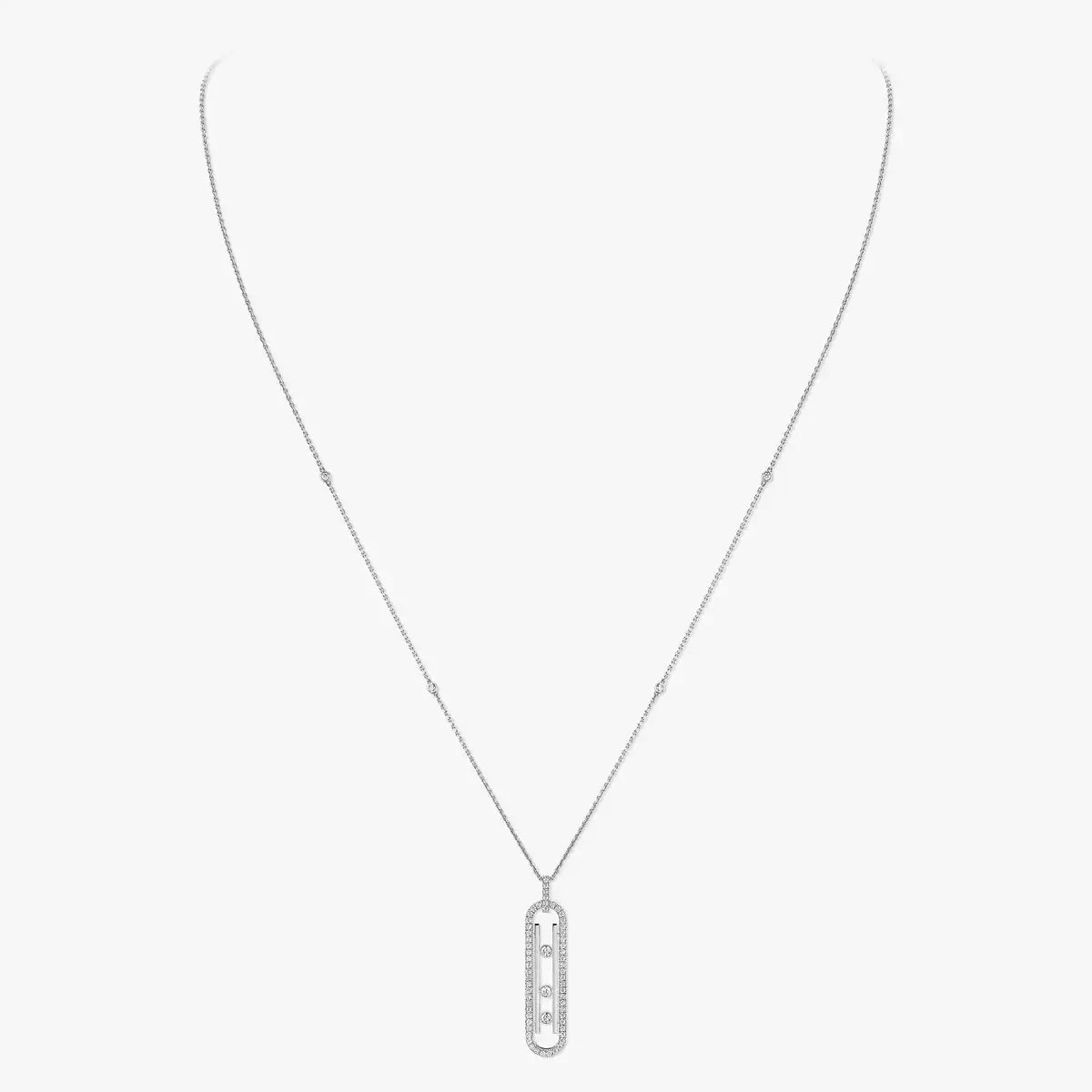 [ Moco ]Diamond Necklace Move 10Th