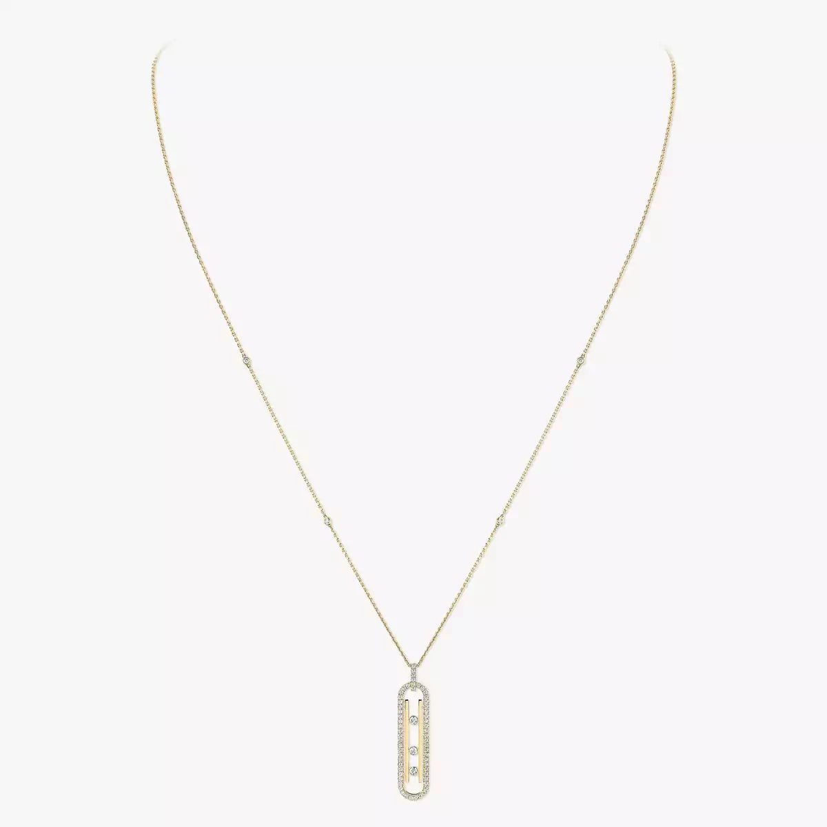 [ Moco ]Diamond Necklace Move 10Th