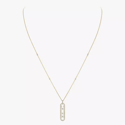 [ Moco ]Diamond Necklace Move 10Th