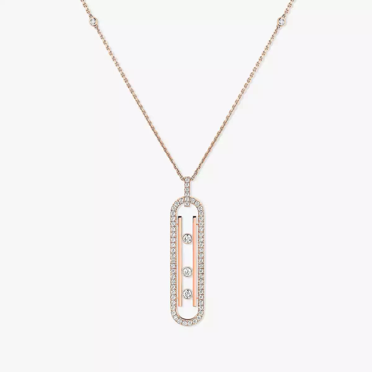 [ Moco ]Diamond Necklace Move 10Th
