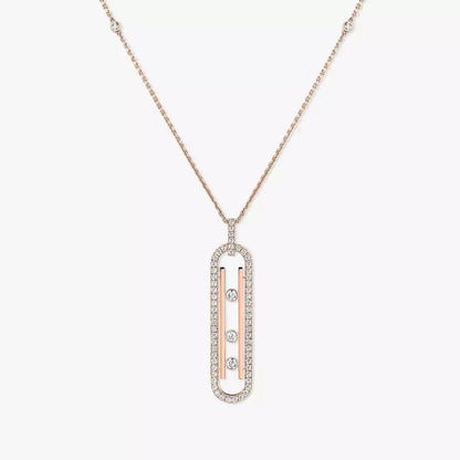 [ Moco ]Diamond Necklace Move 10Th