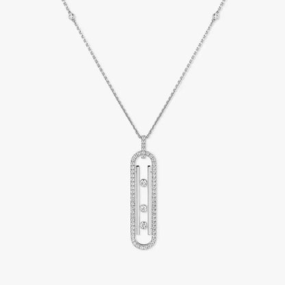 [ Moco ]Diamond Necklace Move 10Th