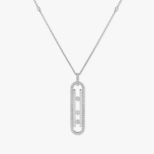 [ Moco ]Diamond Necklace Move 10Th
