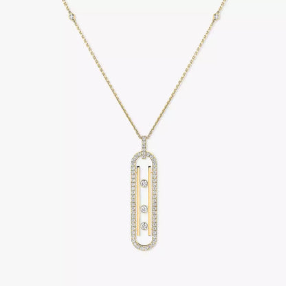 [ Moco ]Diamond Necklace Move 10Th