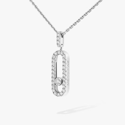 [ Moco ]Move Uno Diamond Necklace in Rose Gold