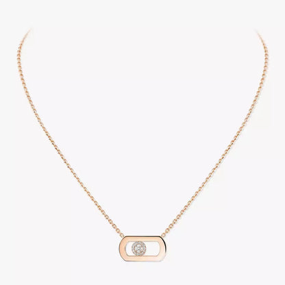 [ Moco ]So Move Diamond Necklace in Gold