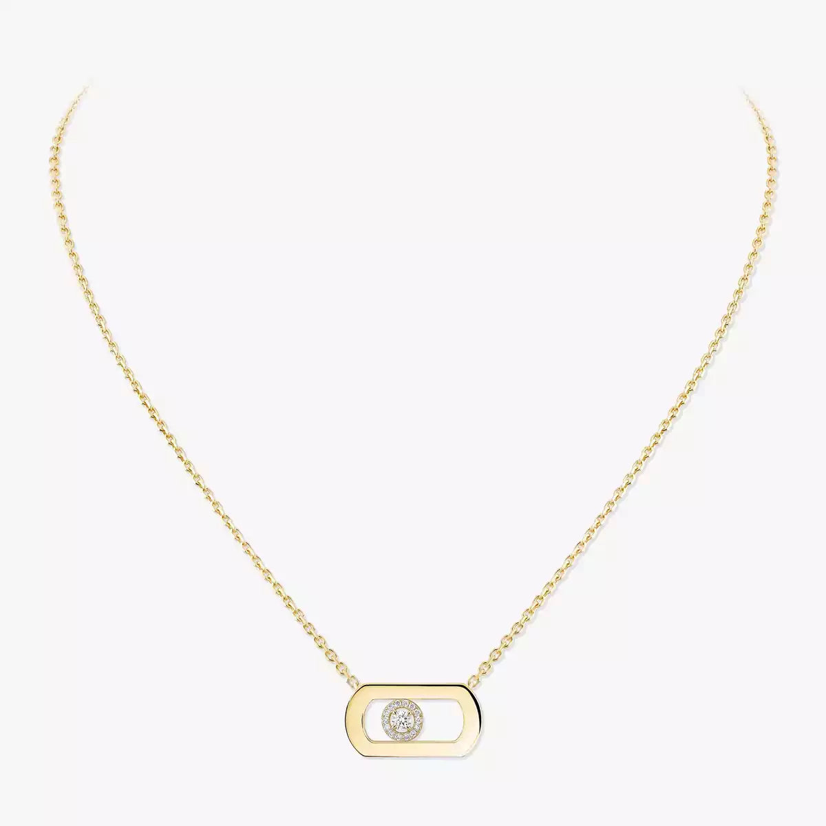 [ Moco ]So Move Diamond Necklace in Gold