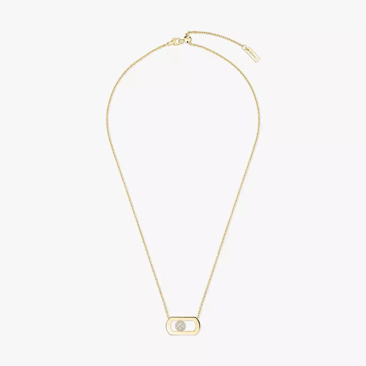 [ Moco ]So Move Diamond Necklace in Gold