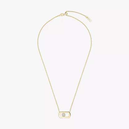 [ Moco ]So Move Diamond Necklace in Gold