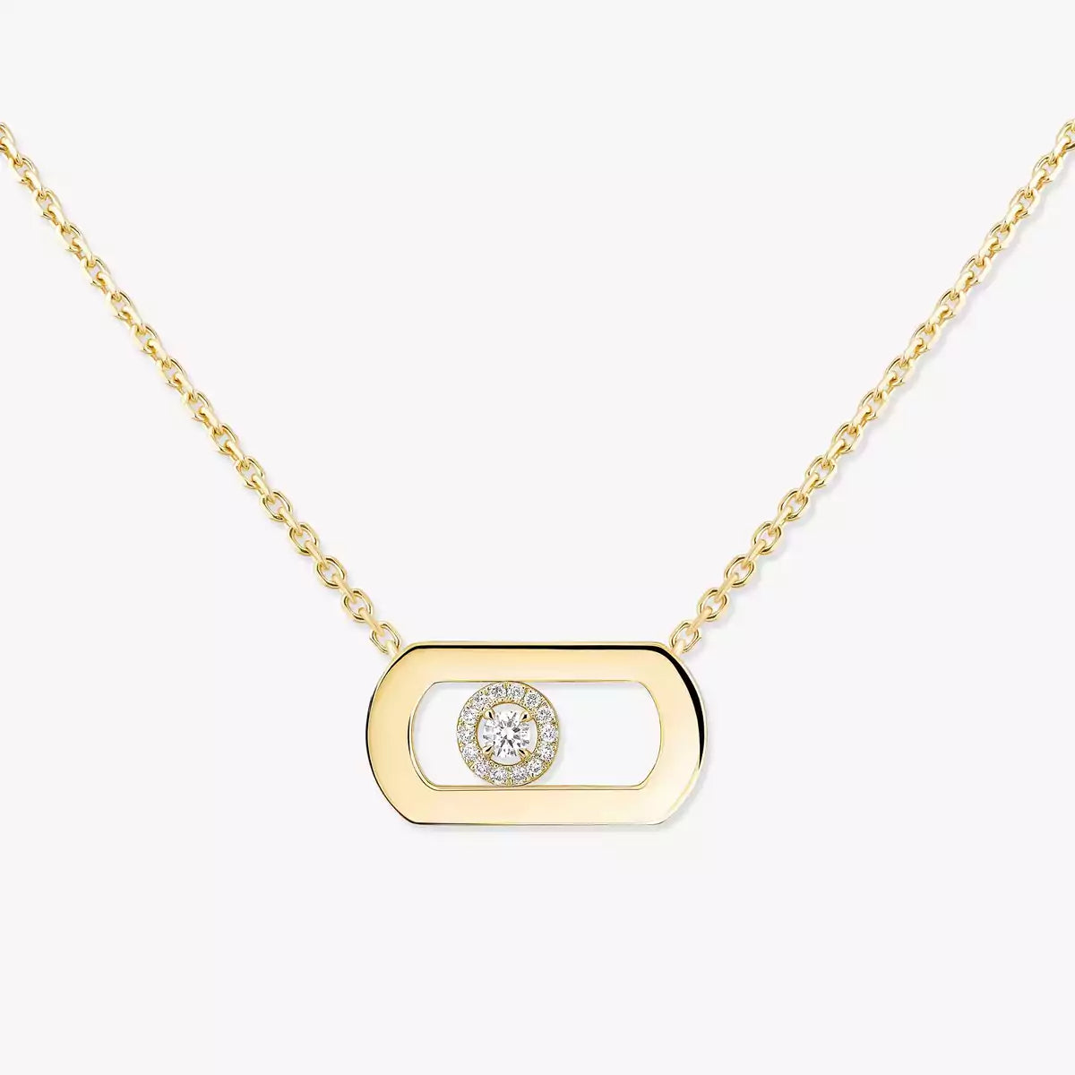 [ Moco ]So Move Diamond Necklace in Gold