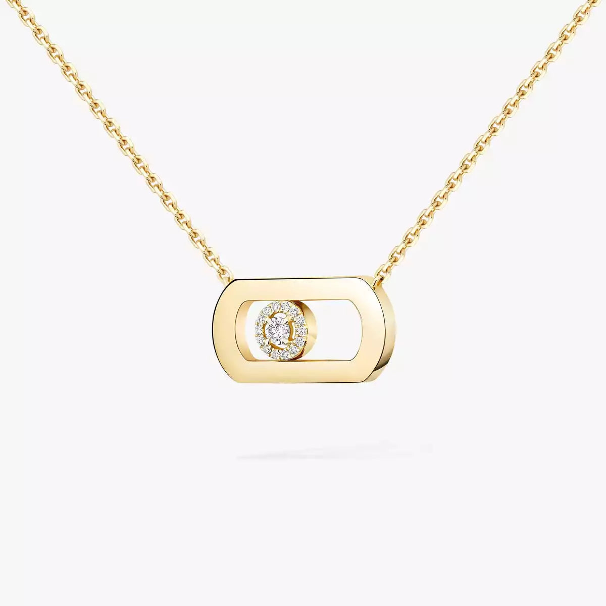 [ Moco ]So Move Diamond Necklace in Gold