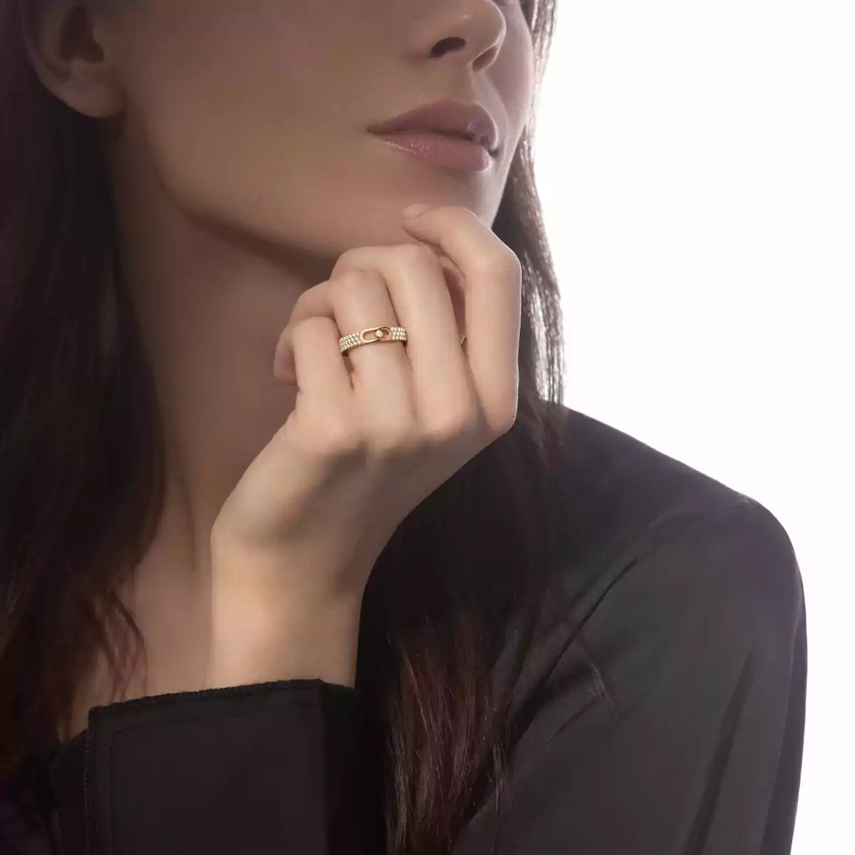 [ Moco ]Move Joaillerie Pave_ Diamond Wedding Ring