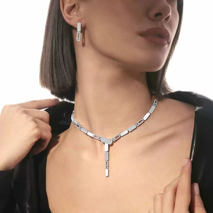 [ Moco ]Imperial Move SM Diamond Earrings