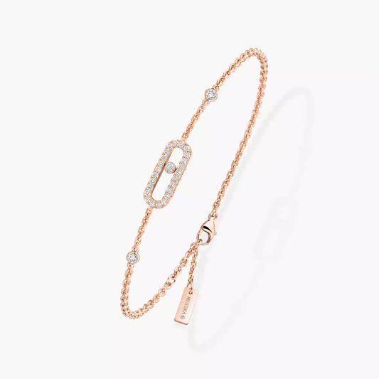 [ Moco ]Move Uno Diamond Bracelet