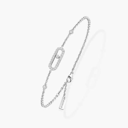 [ Moco ]Move Uno Diamond Bracelet