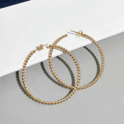 [Moco ] SMOOTH BEAD STUD EARRINGS