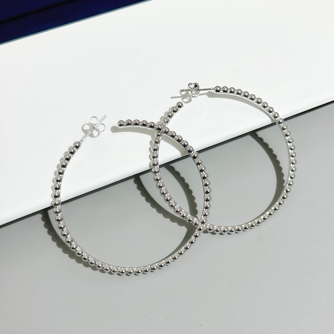 [Moco ] SMOOTH BEAD STUD EARRINGS