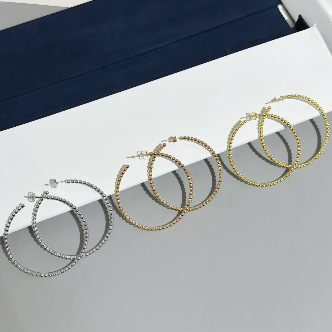 [Moco ] SMOOTH BEAD STUD EARRINGS