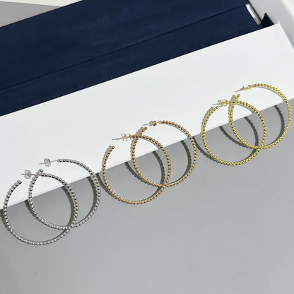 [Moco ] SMOOTH BEAD STUD EARRINGS