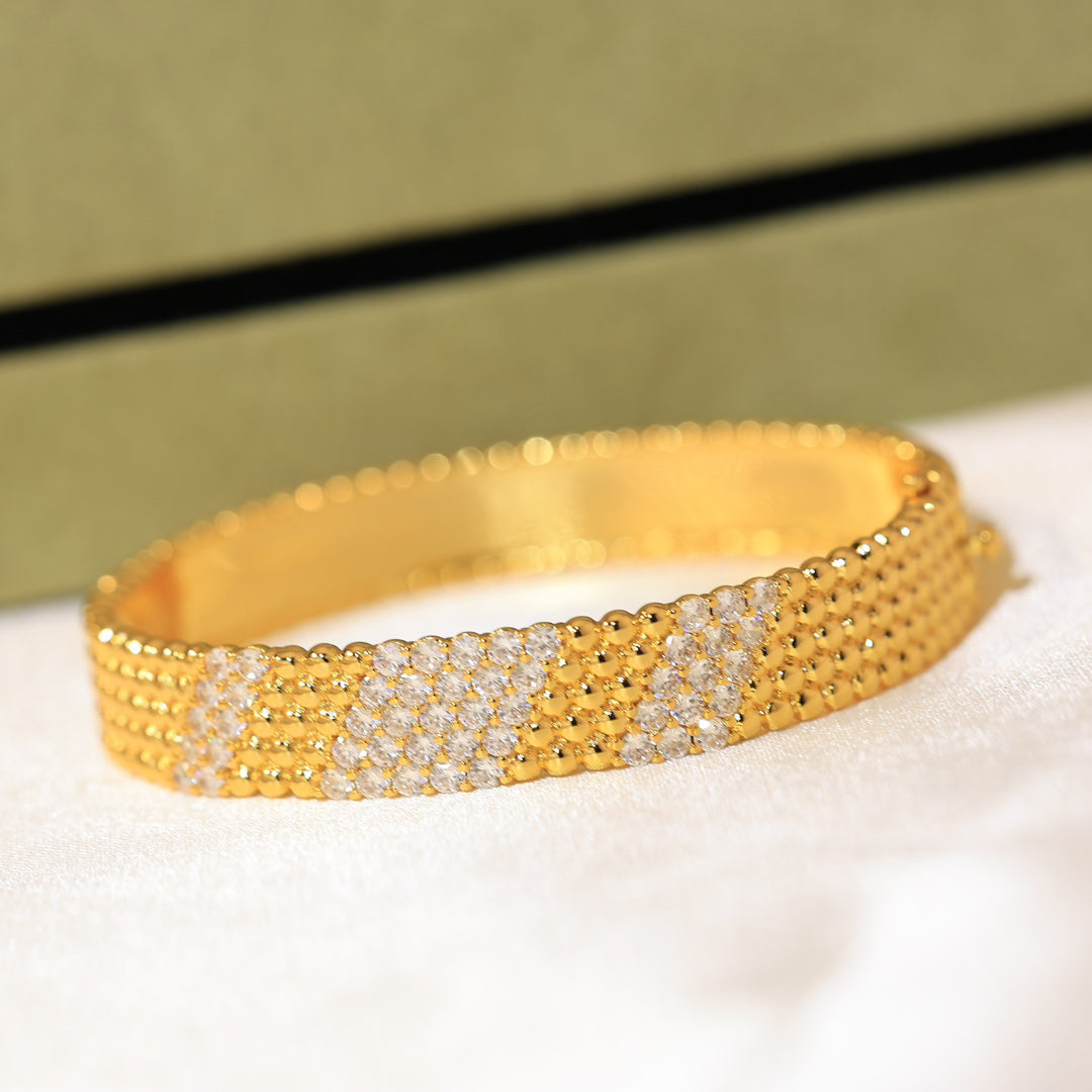 [Moco ]  FIVE-ROW DIAMOND BRACELET