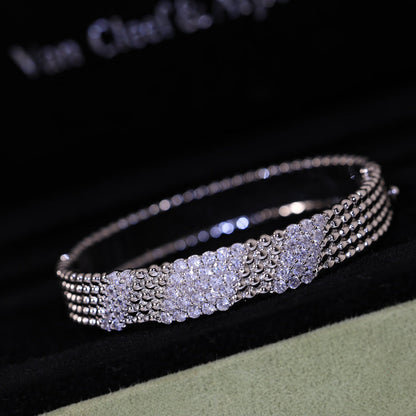 [Moco ]  FIVE-ROW DIAMOND BRACELET