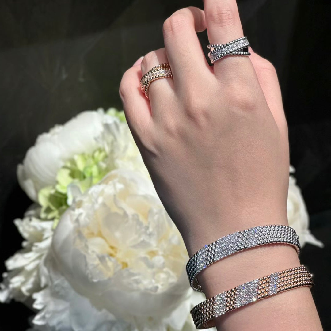 [Moco ]  FIVE-ROW DIAMOND BRACELET
