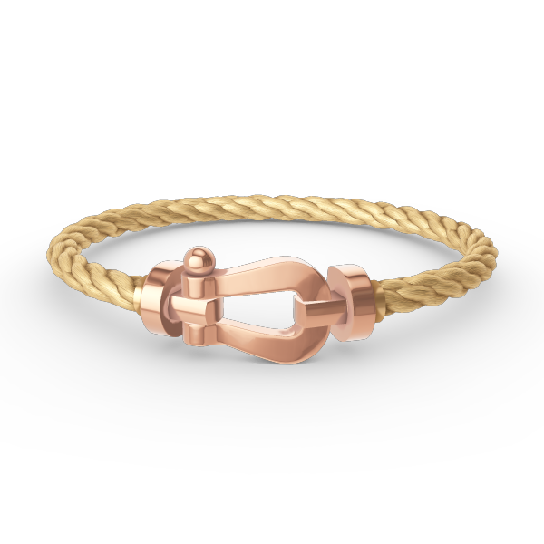 ¡®Moco¡¯FORCE LARGE HORSESHOE NO DIAMOND BRACELET ROSE GOLD