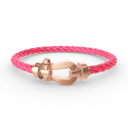 ¡®Moco¡¯FORCE LARGE HORSESHOE NO DIAMOND BRACELET ROSE GOLD