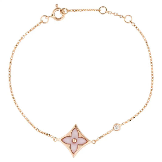¡®Moco¡¯STAR 1 DIAMOND PINK GOLD BRACELET