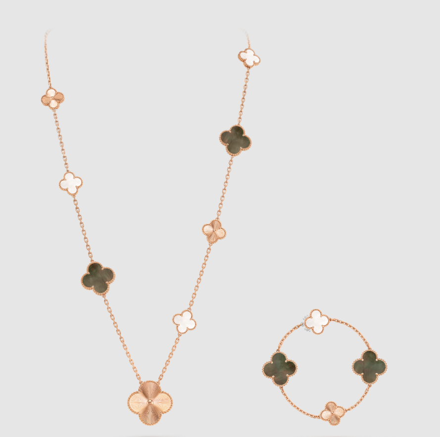 [¡®Moco¡¯] 25 NEW CLOVER 15 MOTIFS GRAY MOTHER-OF-PEARL