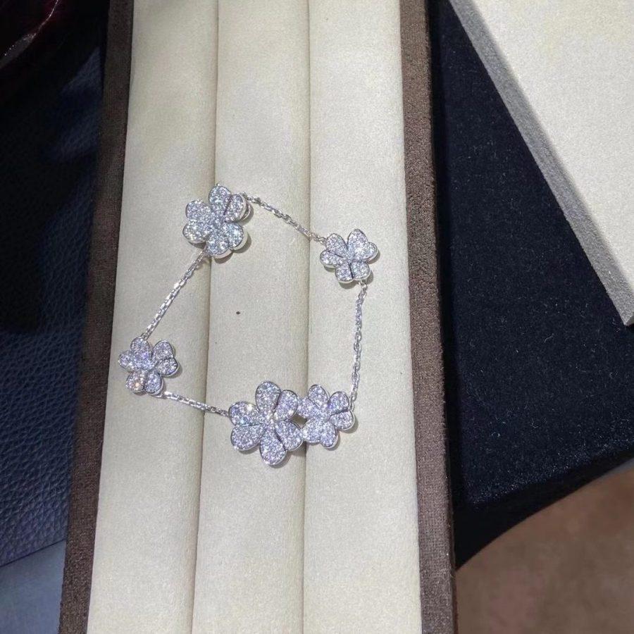 ¡®Moco¡¯FRIVOLE SILVER 5 FLOWERS BRACELET