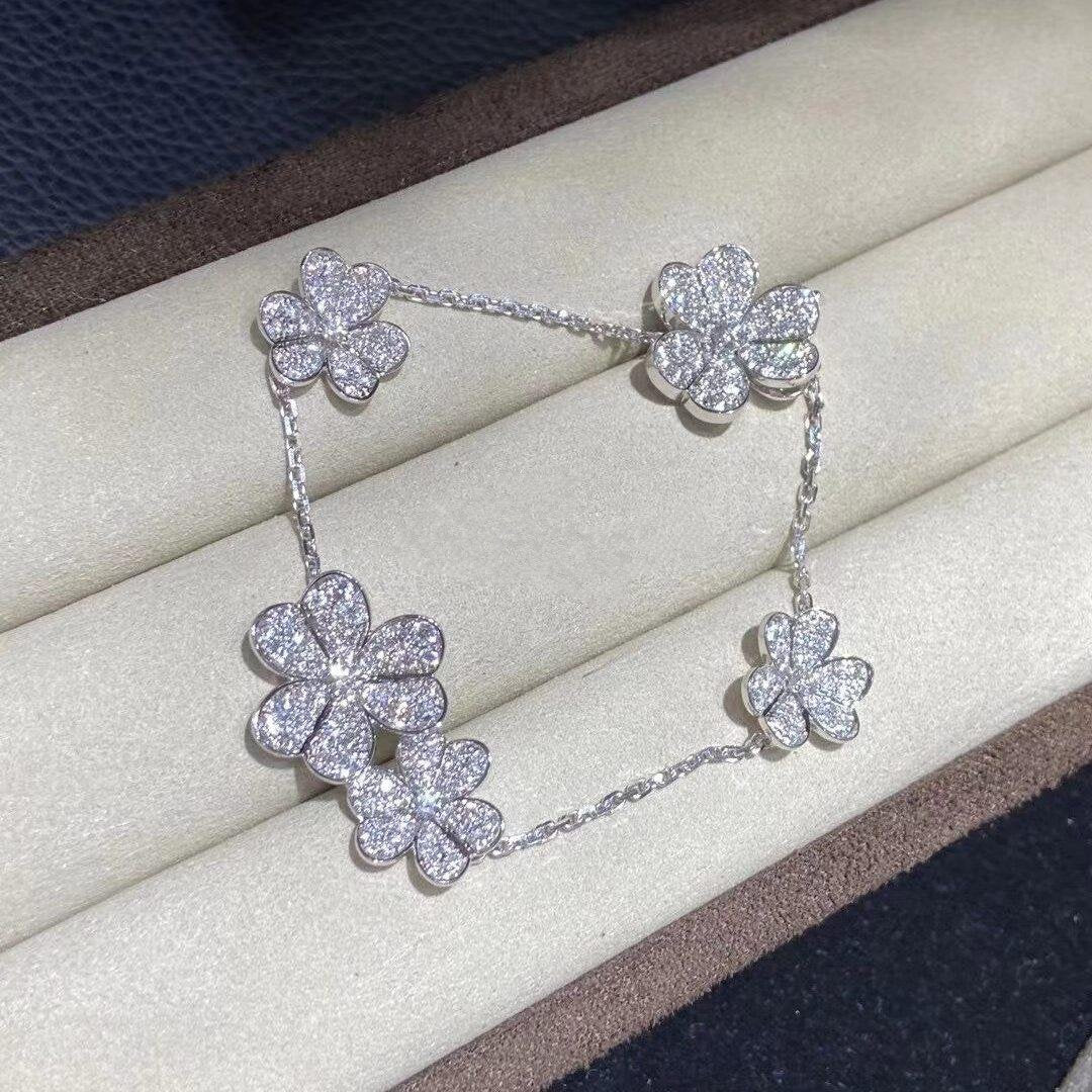 ¡®Moco¡¯FRIVOLE SILVER 5 FLOWERS BRACELET