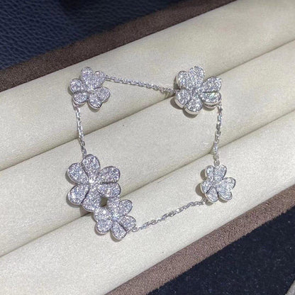 ¡®Moco¡¯FRIVOLE SILVER 5 FLOWERS BRACELET
