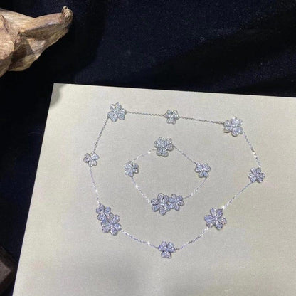 ¡®Moco¡¯FRIVOLE SILVER 5 FLOWERS BRACELET