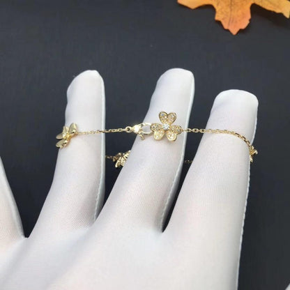 ¡®Moco¡¯FRIVOLE GOLD 5 FLOWERS BRACELET