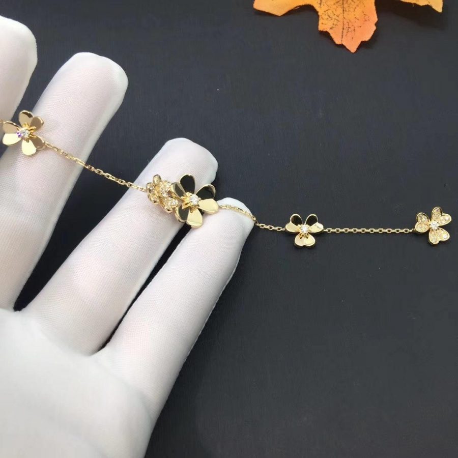 ¡®Moco¡¯FRIVOLE GOLD 5 FLOWERS BRACELET