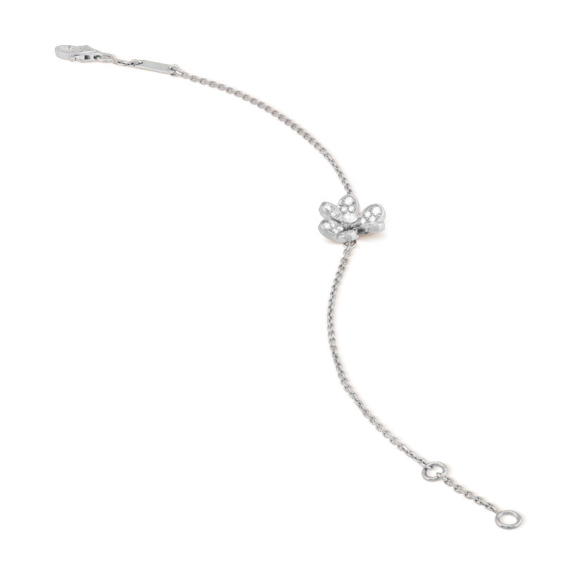 ¡®Moco¡¯FRIVOLE SILVER FLOWER DIAMOND BRACELET