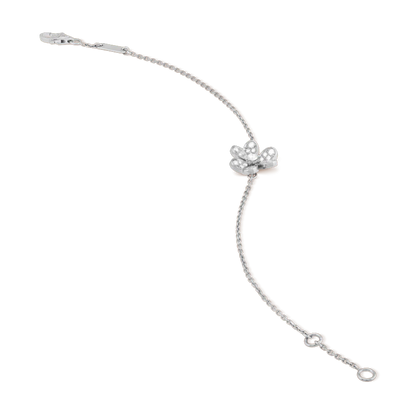 ¡®Moco¡¯FRIVOLE SILVER FLOWER DIAMOND BRACELET