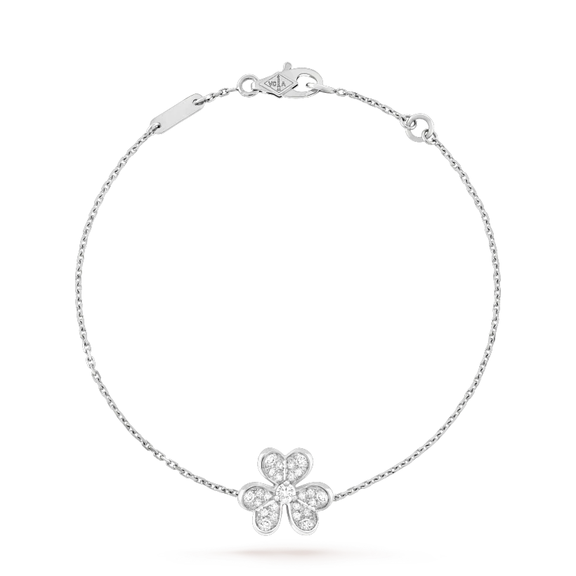 ¡®Moco¡¯FRIVOLE SILVER FLOWER DIAMOND BRACELET