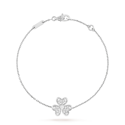 ¡®Moco¡¯FRIVOLE SILVER FLOWER DIAMOND BRACELET