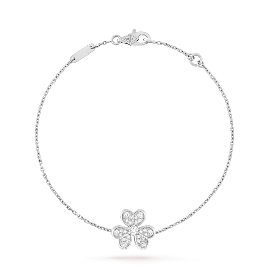 ¡®Moco¡¯FRIVOLE SILVER FLOWER DIAMOND BRACELET