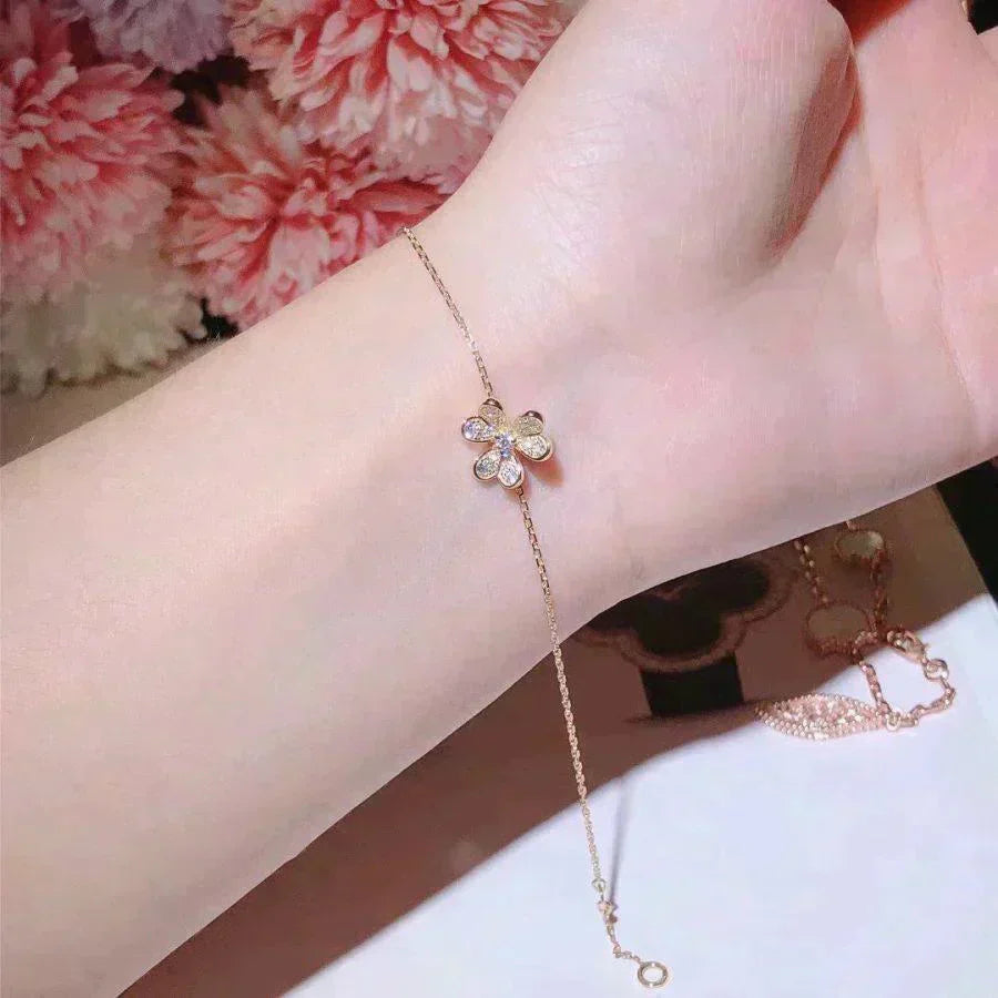 ¡®Moco¡¯FRIVOLE GOLD FLOWER DIAMOND BRACELET