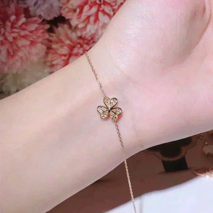 ¡®Moco¡¯FRIVOLE GOLD FLOWER DIAMOND BRACELET