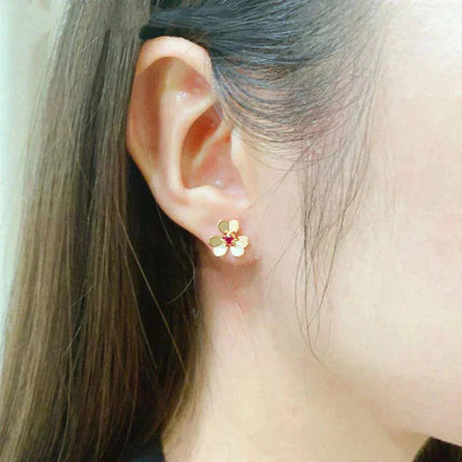 ¡®Moco¡¯FRIVOLE  FLOWER PINK EARRINGS
