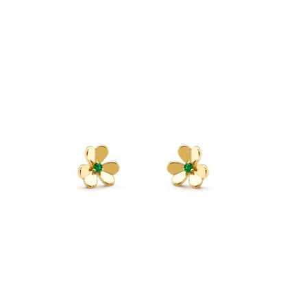 ¡®Moco¡¯FRIVOLE  FLOWER MALACHITE EARRINGS